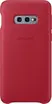 Samsung Leather Cover for Galaxy S10e red