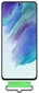 Samsung Silicone Cover with strap для Galaxy S21 FE white