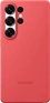 Samsung Silicone case для Galaxy S25 Ultra красный