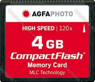 AgfaPhoto 120x R18 CompactFlash Card 4GB