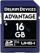 Delkin Advantage 633X R90/W90 SDHC 16GB, UHS-I U3, Class 10