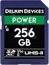 Delkin Power 2000X R300/W250 SDXC 256GB, UHS-II U3, Class 10