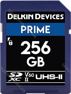 Delkin Prime 1900X R300/W100 SDXC 256GB, UHS-II U3, Class 10