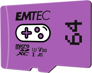Emtec GAMING R100/W50 microSDXC 64GB, UHS-I U3, A1, Class 10