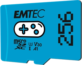 Emtec GAMING R100/W50 microSDXC 256GB, UHS-I U3, A1, Class 10