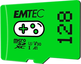 Emtec GAMING R100/W50 microSDXC 128GB, UHS-I U3, A1, Class 10