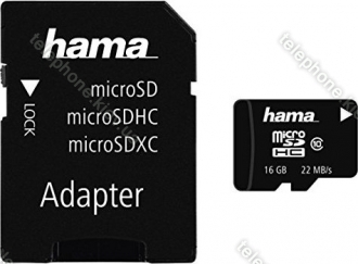 Hama High Speed microSDHC 16GB Adapter Kit, Class 10