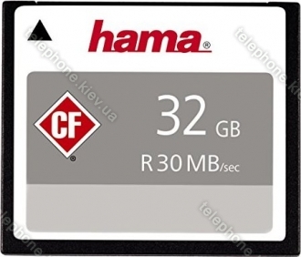 Hama HighSpeed Pro 200x R30 CompactFlash Card 32GB