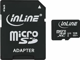 InLine R80/W30 microSDXC 128GB Kit, UHS-I U3, Class 10