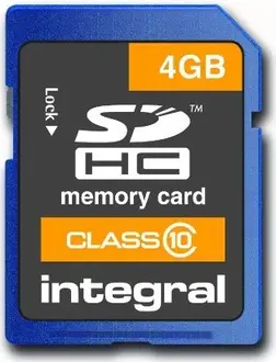 Integral R20 SDHC 4GB, Class 10