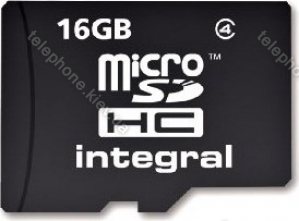 Integral microSDHC 16GB, Class 4