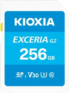 KIOXIA EXCERIA G2 R100/W50 SDXC 256GB, UHS-I U3, Class 10