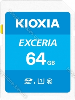 KIOXIA EXCERIA R100 SDXC 64GB, UHS-I U1, Class 10
