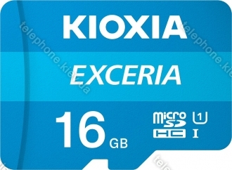 KIOXIA EXCERIA R100 microSDHC 16GB, UHS-I U1, Class 10