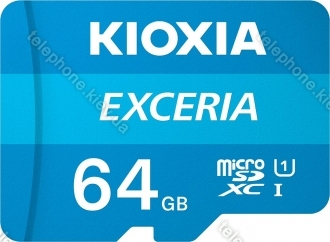 KIOXIA EXCERIA R100 microSDXC 64GB, UHS-I U1, Class 10