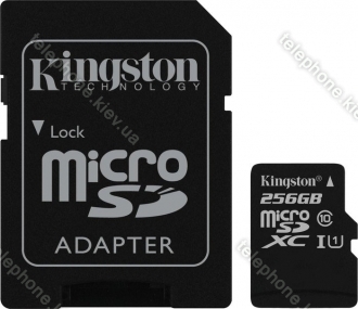 Kingston R45 microSDXC 256GB Kit, UHS-I, Class 10