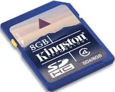 Kingston SDHC 8GB, Class 4