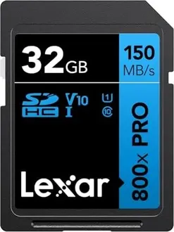 Lexar BLUE Series 800x PRO R150 SDHC 32GB, UHS-I U1, Class 10