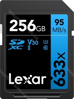 Lexar Professional 633x R95/W45 SDXC 256GB, UHS-I U3, Class 10