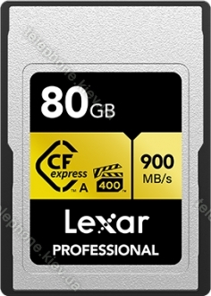 Lexar Professional GOLD R900/W800 CFexpress Type A 80GB
