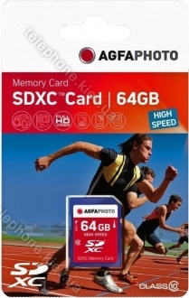 Lupus Imaging AgfaPhoto High Speed R45/W15 SDXC 64GB, UHS-I, Class 10