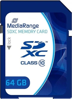 MediaRange R60/W15 SDXC 64GB, Class 10