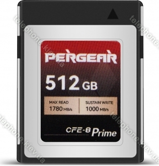 Pergear CFE-B Prime R1780/W1000 CFexpress Type B 512GB mit Cardreader