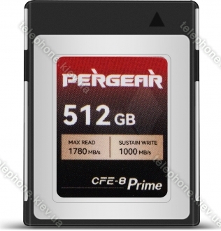 Pergear CFE-B Prime R1780/W1000 CFexpress Type B 512GB