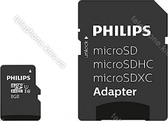 Philips microSDHC 8GB Kit, Class 10