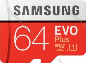 Samsung EVO Plus R100/W20 microSDXC 64GB Kit, UHS-I U1, Class 10