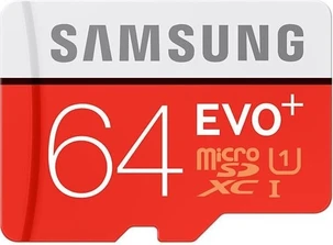 Samsung EVO+ R80/W20 microSDXC 64GB Kit, UHS-I, Class 10