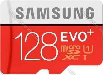 Samsung EVO+ R80/W20 microSDXC 128GB Kit, UHS-I, Class 10