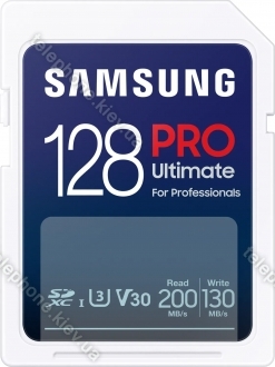 Samsung PRO Ultimate R200/W130 SDXC 128GB, UHS-I U3, Class 10