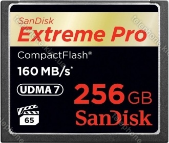 SanDisk Extreme PRO R160/W140 CompactFlash Card 256GB