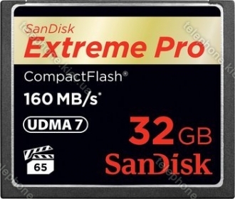 SanDisk Extreme PRO R160/W150 CompactFlash Card 32GB