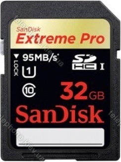 SanDisk Extreme PRO R95/W90 SDHC 32GB, UHS-I, Class 10