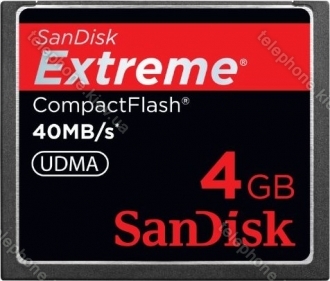 SanDisk Extreme R40/W40 CompactFlash Card 4GB