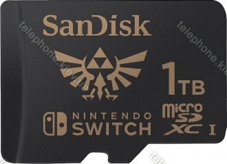 SanDisk Nintendo Switch R100/W90 microSDXC 1TB, UHS-I U3, Class 10