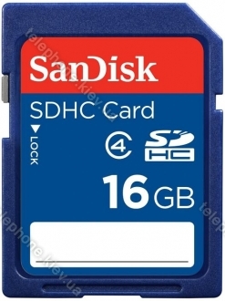 SanDisk SDHC 16GB, Class 4
