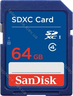SanDisk SDXC 64GB, Class 4