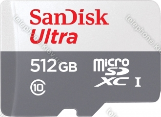 SanDisk Ultra R100 microSDXC 512GB Kit, UHS-I, Class 10
