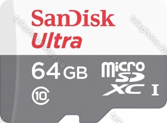 SanDisk Ultra R100 microSDXC 64GB Kit, UHS-I, Class 10
