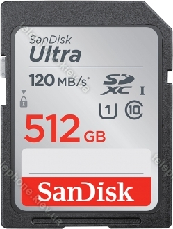 SanDisk Ultra R120 SDXC 512GB, UHS-I U1, Class 10