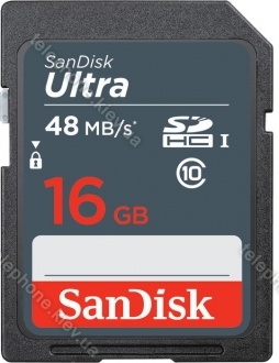 SanDisk Ultra R48 SDHC 16GB, UHS-I, Class 10