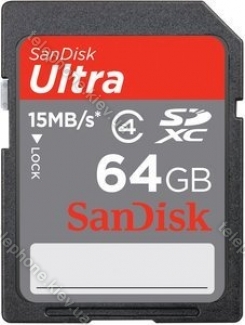 SanDisk Ultra SDXC 64GB, Class 4