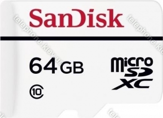 SanDisk Video Monitoring R20/W20 microSDXC 64GB Kit, Class 10
