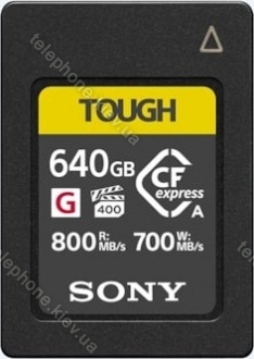 Sony TOUGH CEA-G Series R800/W700 CFexpress Type A 640GB
