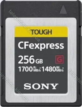 Sony TOUGH CEB-G Series R1700/W1480 CFexpress Type B 256GB