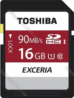 Toshiba Exceria N302 R90 SDHC 16GB, UHS-I U3, Class 10