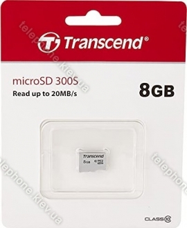 Transcend 300S R20 microSDHC 8GB, Class 10